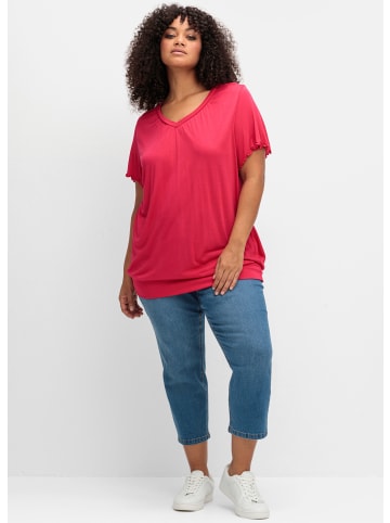 sheego T-Shirt in sorbet pink