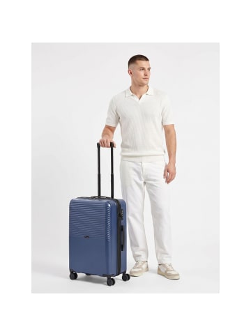 Pack Easy Jet 4 Rollen Trolley M 64 cm mit Dehnfalte navy
