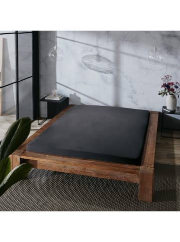 Erwin Müller Mako-Satin, Haustuch Bettlaken Landshut in anthrazit