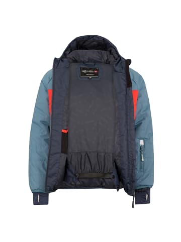 Trollkids Ski- und Winterjacke "Hafjell" in Stahlblau/Marine/Rot