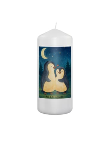 Mr. & Mrs. Panda Weihnachtskerze Pinguine Einschlafen Design ohn... in Weiß