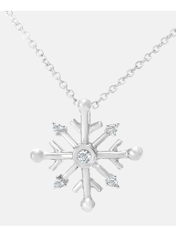 Diamant L'éternel Halskette mit Anhänger aus 375 Weißgold mit Diamant