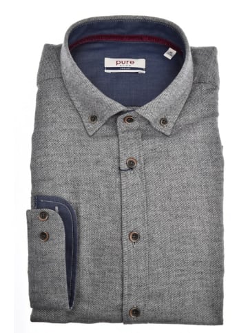 HATICO Langarmshirt für Herren in grau