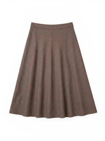 Zero  A-Linien-Rock mit Muster in Beige/Brown