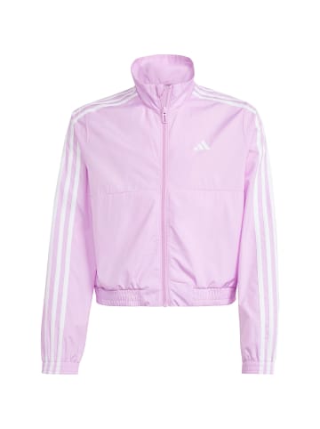 adidas Performance Trainingsjacke TRAIN ESSENTIALS 3S in bliss lilac-white