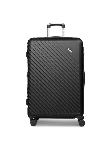 Check.In Paradise 2.0 4 Rollen Trolley L 78 cm mit Dehnfalte in black