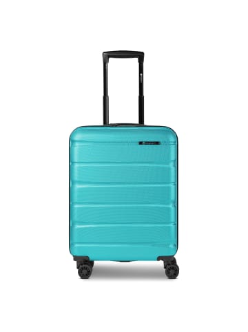 Franky Munich 4.0 4 Rollen Kabinentrolley S 53 cm mit Dehnfalte in aqua dull