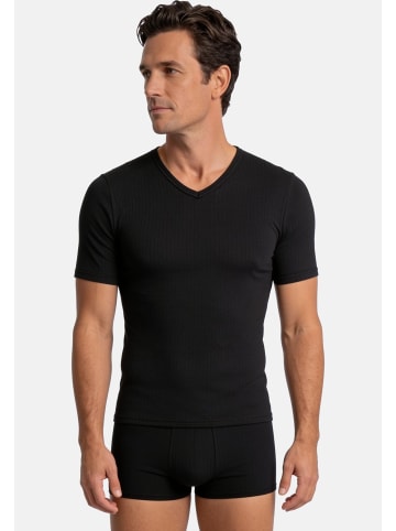 SPEIDEL Unterhemd / Shirt Kurzarm Sky.line in Schwarz