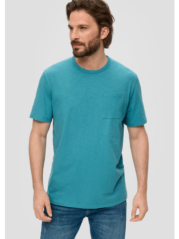 s.Oliver T-Shirt kurzarm in Petrol