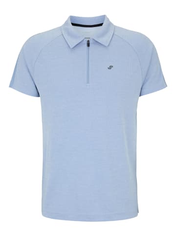 Joy Sportswear Poloshirt IVO in blue ash melange