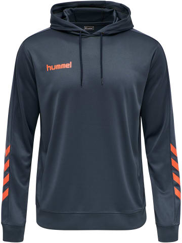 Hummel Hummel Poly Kapuzenpullover Hmlpromo Multisport Herren in OMBRE BLUE/NASTURIUM