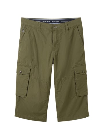 Tom Tailor Shorts Max Fit Hose Seitliche Taschen in Olive