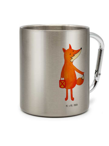 Mr. & Mrs. Panda Tasse Fuchs Laterne ohne Spruch in Silber