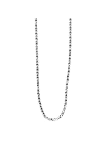 Adeliás Unisex Halskette – Venezianerkette aus Edelstahl 50 cm in silber