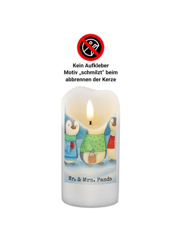 Mr. & Mrs. Panda Blockkerze Winterzeit Heilige drei Könige Desig... in Weiß