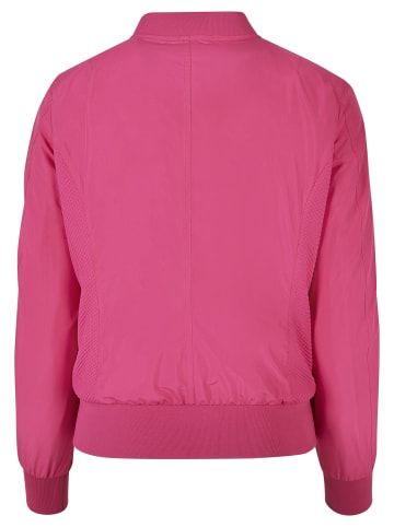 Urban Classics Urban Classics Damen Ladies Light Bomber Jacket in hibiskus pink