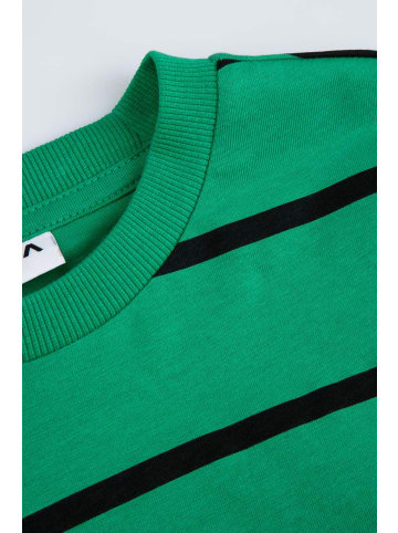 MOKIDA Oversize-Langarmshirt in grün