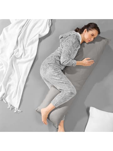 Erwin Müller Single-Jersey Seitenschläferkissenbezug Murnau in grau