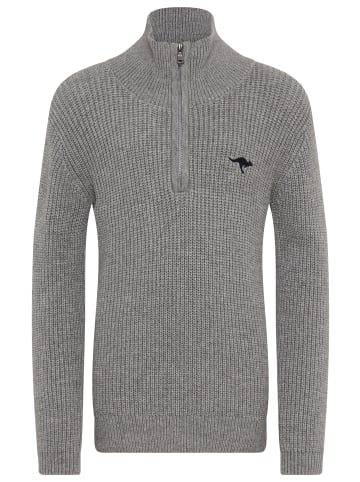 Kangaroos Strickpullover in graumeliert