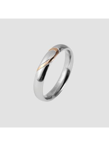 Adeliás Damen Ring aus Edelstahl in silber