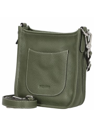 PICARD Kronberg - Umhängetasche 19 cm Rindsleder (pesto) in pesto