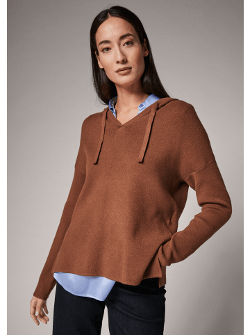 comma Pullover langarm in Braun