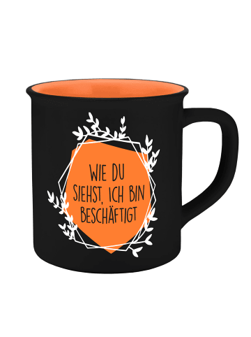 Geda Labels Tasse Bin beschäftigt in Orange - 400ml