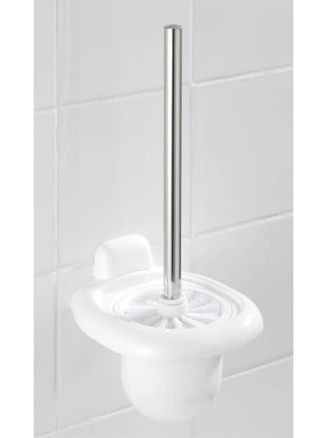 Wenko Toiletten-Bürstenbehälter PURE in Weiß, (B) 15,5 x (H) 36 x (L) 16 cm