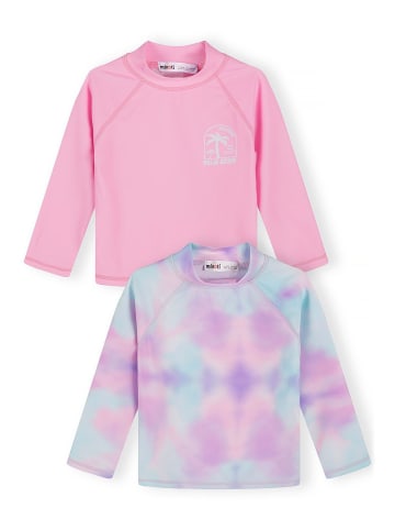 Minoti 2-er Pack Badeshirts 30SWIM177 in hellpink