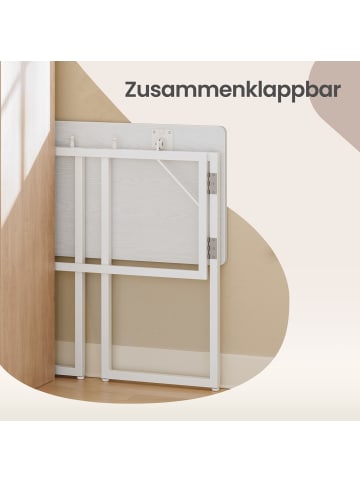VASAGLE Computertisch Barnet in Weiß - (B)80 x (H)74 x (T)40 cm