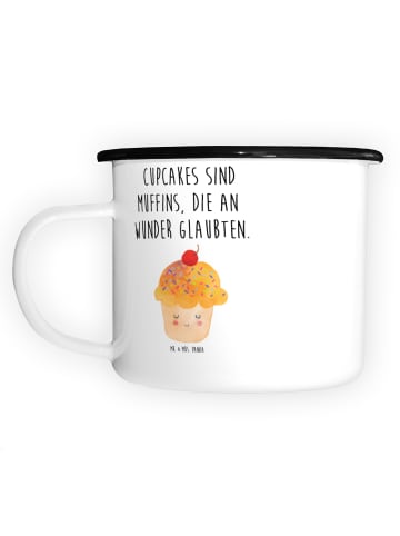 Mr. & Mrs. Panda Tasse Cupcake mit Spruch in Weiß