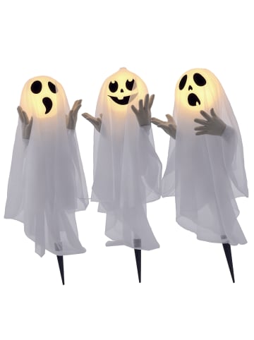HOMCOM Halloween-Dekoration-54L x 10B x 60H cm-Weiß