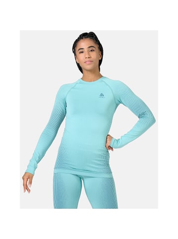 Odlo Funktionsshirt Crew neck l/s PERFORMANCE WARM ECO in Marine