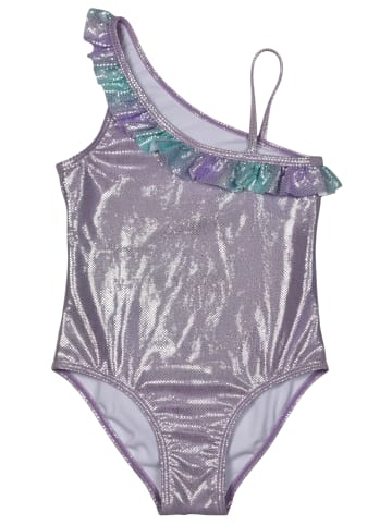 Disney Frozen Disney Die Eiskönigin Badeanzug mit Rüschen Elsa Frozen Einteiler in lila