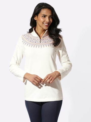 Sieh an! Freizeit-Sweatshirt in ecru