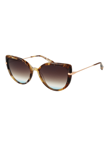 Ana Hickmann Sonnenbrille Katzenauge Braun