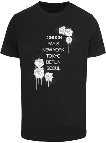 Mister Tee T-Shirt "City Roses Tee" in Schwarz