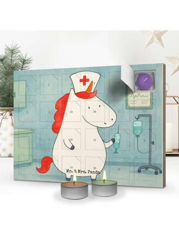 Mr. & Mrs. Panda Duftkerzen Adventskalender Einhorn Krankenschwe... in Weiß