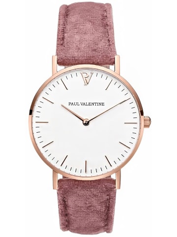 Paul Valentine Quarzuhr für Damen in pink