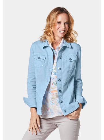 GOLDNER Zeitlose Jeansjacke aus Baumwolle in bleu