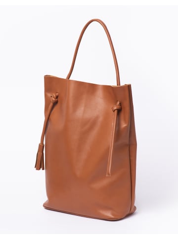 KALITE look Schultertasche in Brown