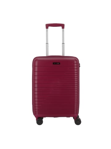 D&N Travel Line 4600 4 Rollen Kabinentrolley S 55 cm in wine red