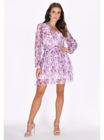 faina Women Dress in violet multicolor