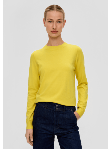 s.Oliver Strickpullover langarm in Gelb