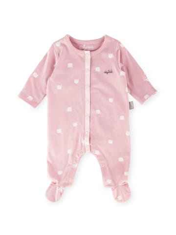 Sigikid Overall mit Füßchen und Klappbündchen an den Ärmeln Classic Baby in rosa