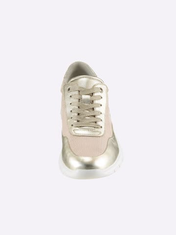 Heine Sneaker in goldfarben-sand