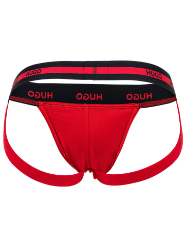 HUGO Jockstrap 3er Pack in Schwarz/Rot/Weiß