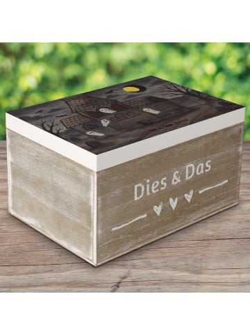 Mr. & Mrs. Panda Box Geister Villa Design ohne Spruch in Weiß