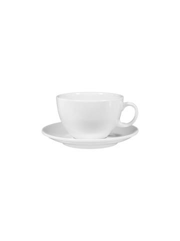 Seltmann Weiden Milchkaffeetasse mit Untertasse VIP. in Weiß 370 ml in weiß