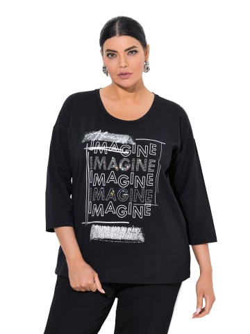 Ulla Popken Shirt in schwarz